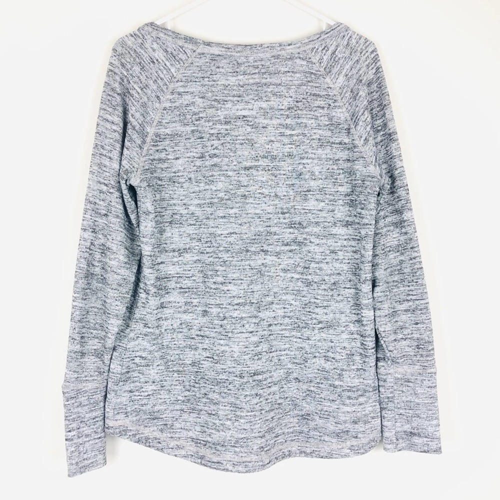 Athleta Heather Grey High Low Hem Sweatshirt M - Picture 2 of 7